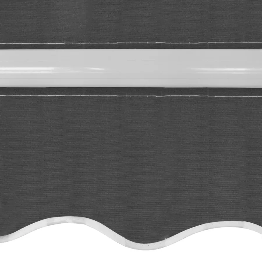 Auvent pliable manuel 400 cm Anthracite - 4