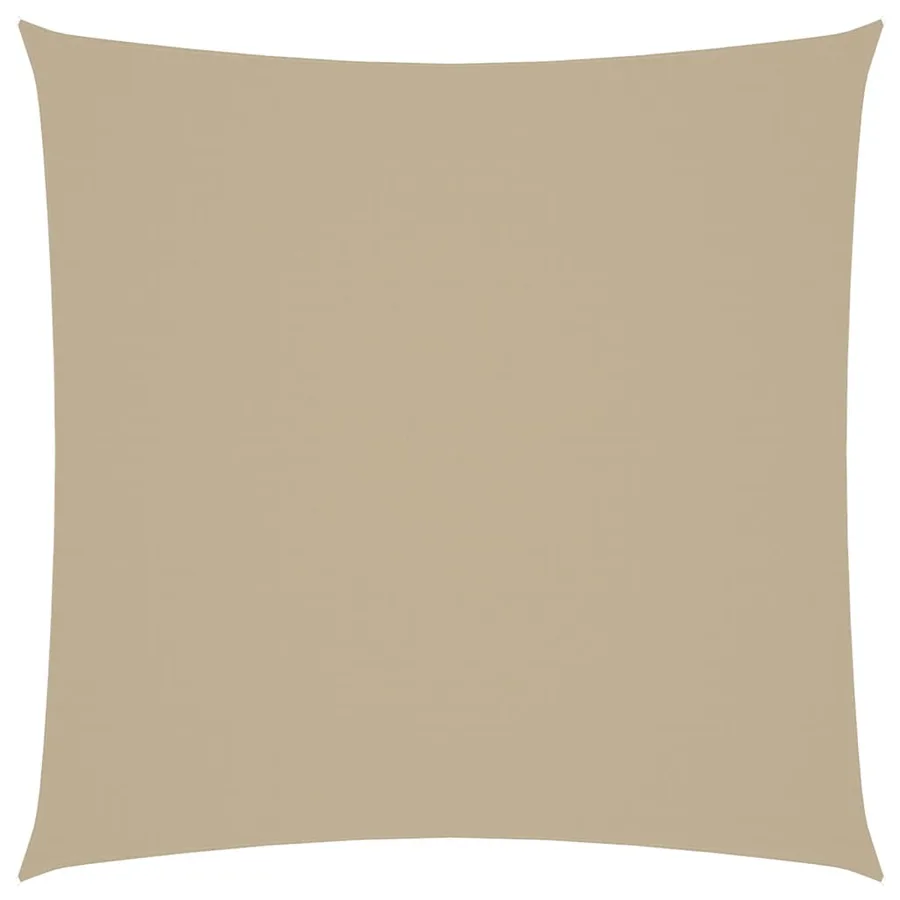 Voile de parasol tissu oxford carré 4,5x4,5 m beige - 2