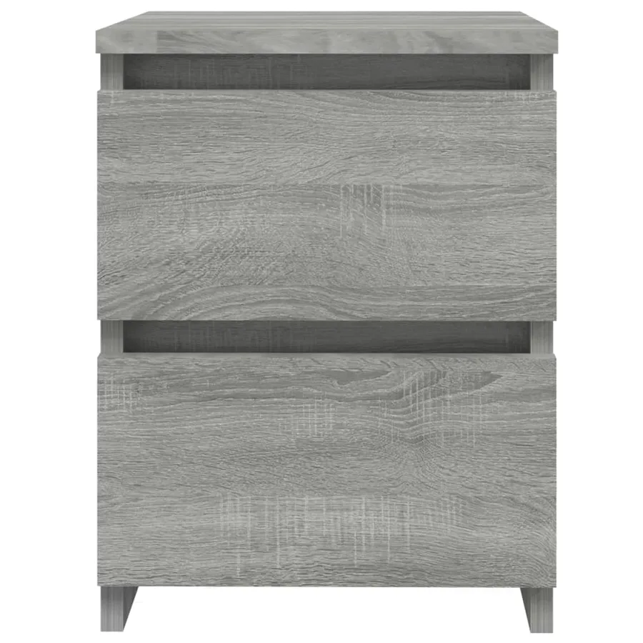 Table de chevet grise Sonoma 30x30x40 cm en bois composite - 3