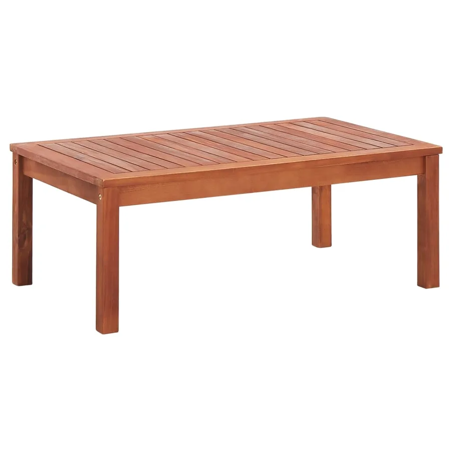 Salon de jardin 4 pcs Bois d'acacia solide - 4