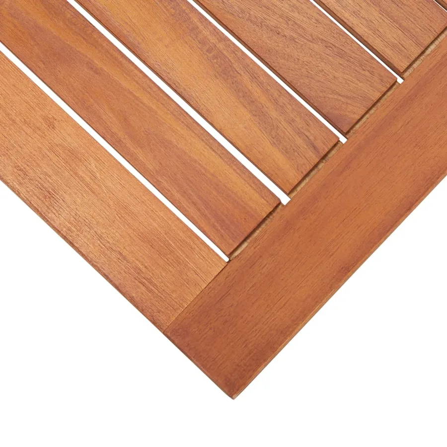 Salon de jardin 4 pcs Bois d'acacia solide - 6