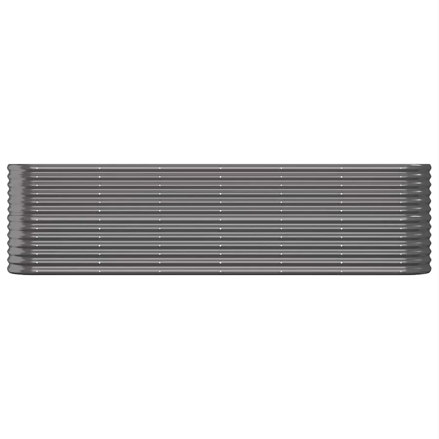 Lit surélevé de jardin Acier galvanisé Anthracite - 3