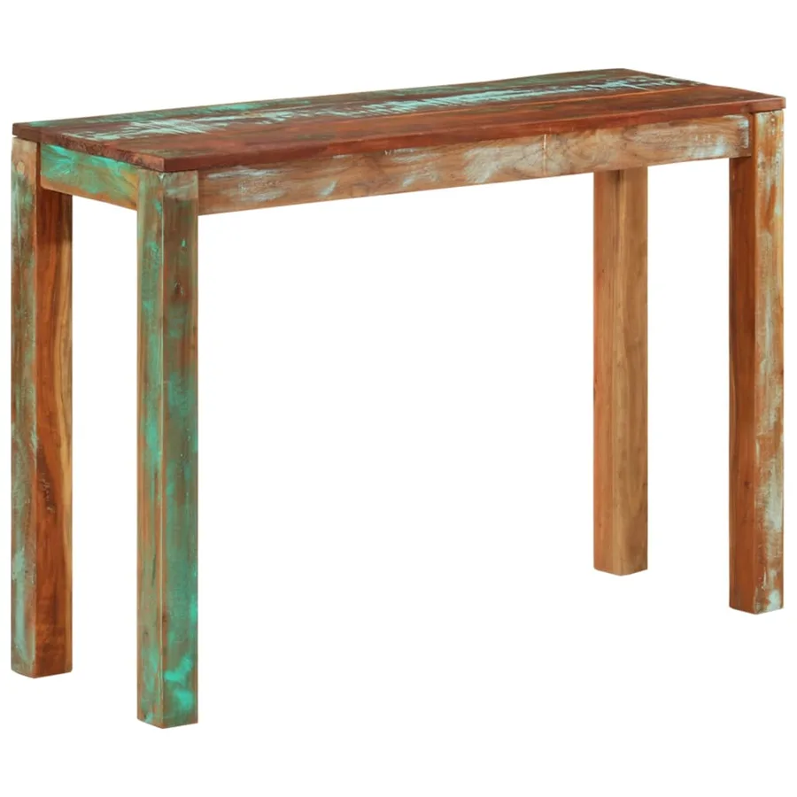 Table console 110x35x76 cm Bois de récupération massif - 10