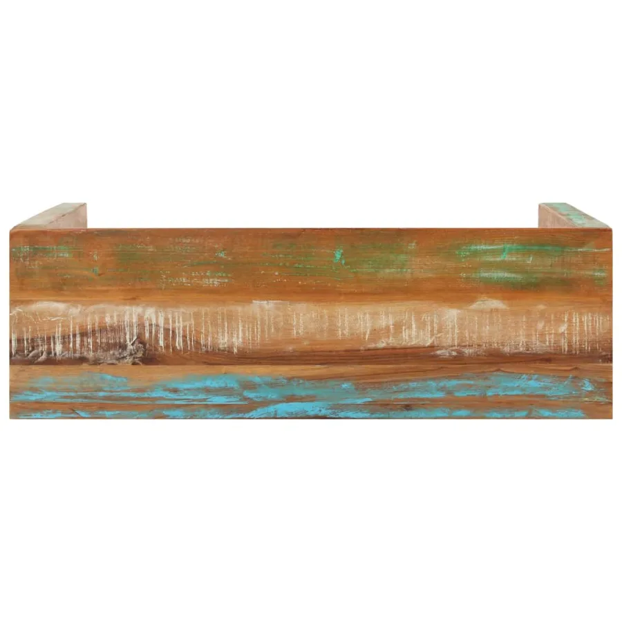 Table console 110x35x76 cm Bois de récupération massif - 3
