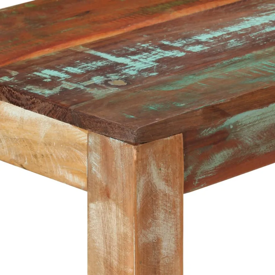 Table console 110x35x76 cm Bois de récupération massif - 4