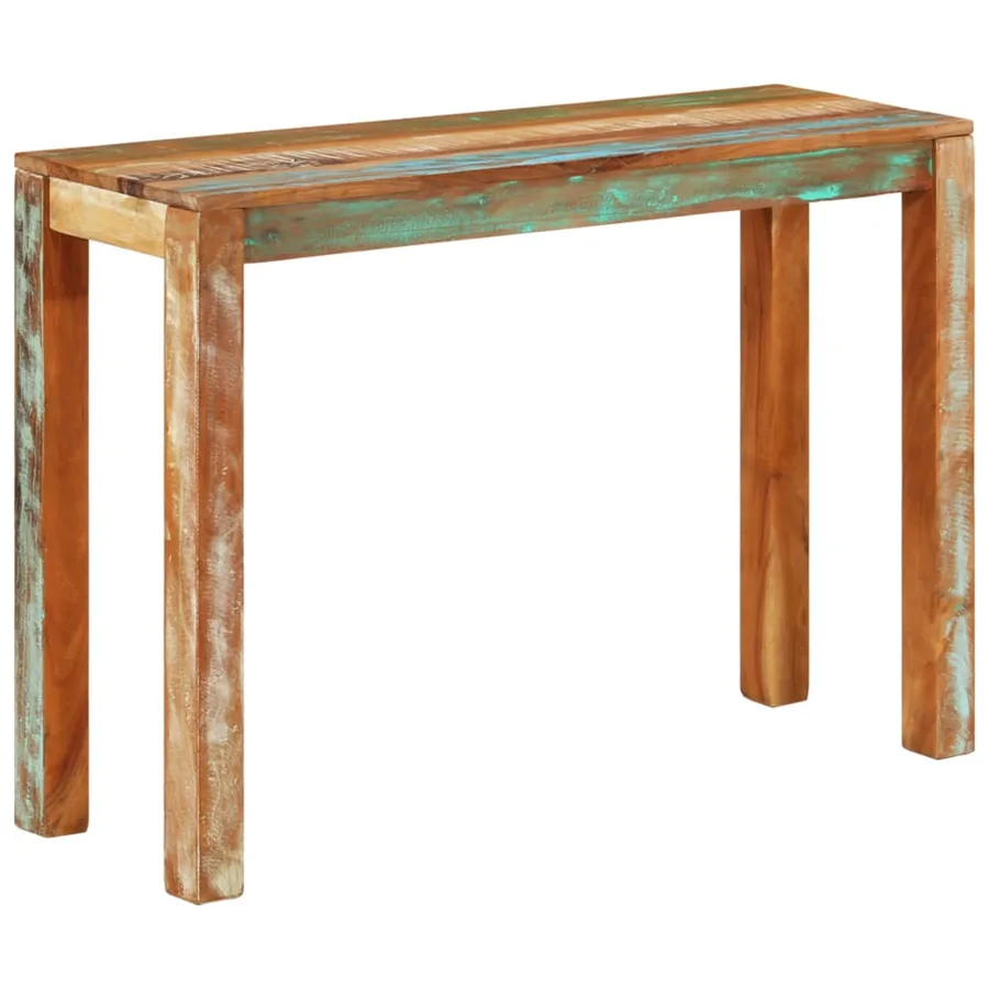 Table console 110x35x76 cm Bois de récupération massif - 8