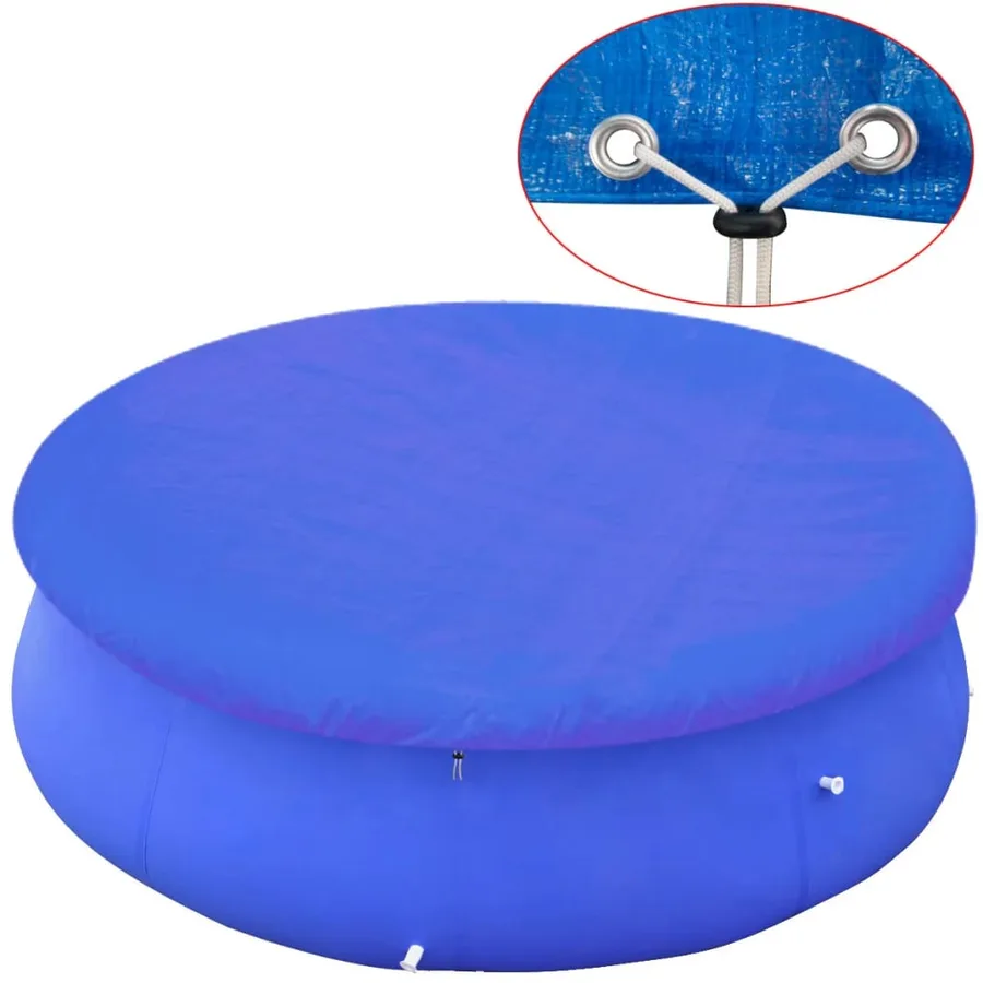 Couvertures de piscines rondes hors sol de 360-367 cm 2 pcs - 2