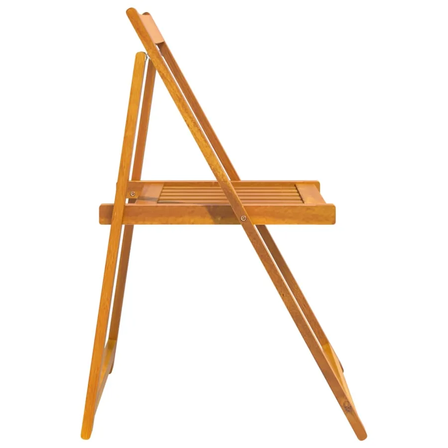 Chaises pliables de jardin lot de 6 Bois d'acacia massif - 6