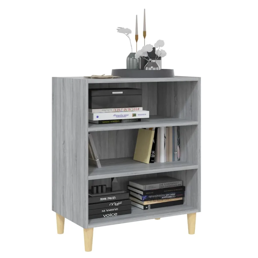 Buffet sonoma gris 57x35x70 cm bois d'ingénierie - 3