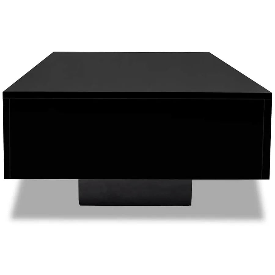 Table basse noir brillant - 5
