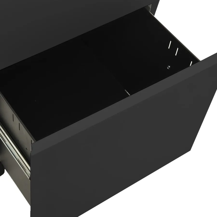 Classeur mobile Anthracite 39x45x67 cm Acier - 7