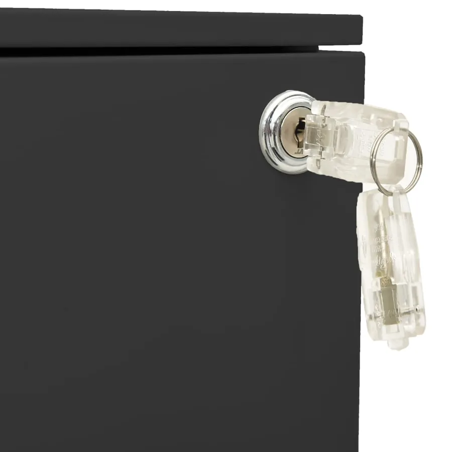 Classeur mobile Anthracite 39x45x67 cm Acier - 8