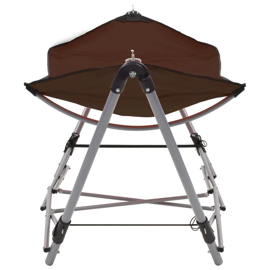 Hamac avec support pliable Marron - 2