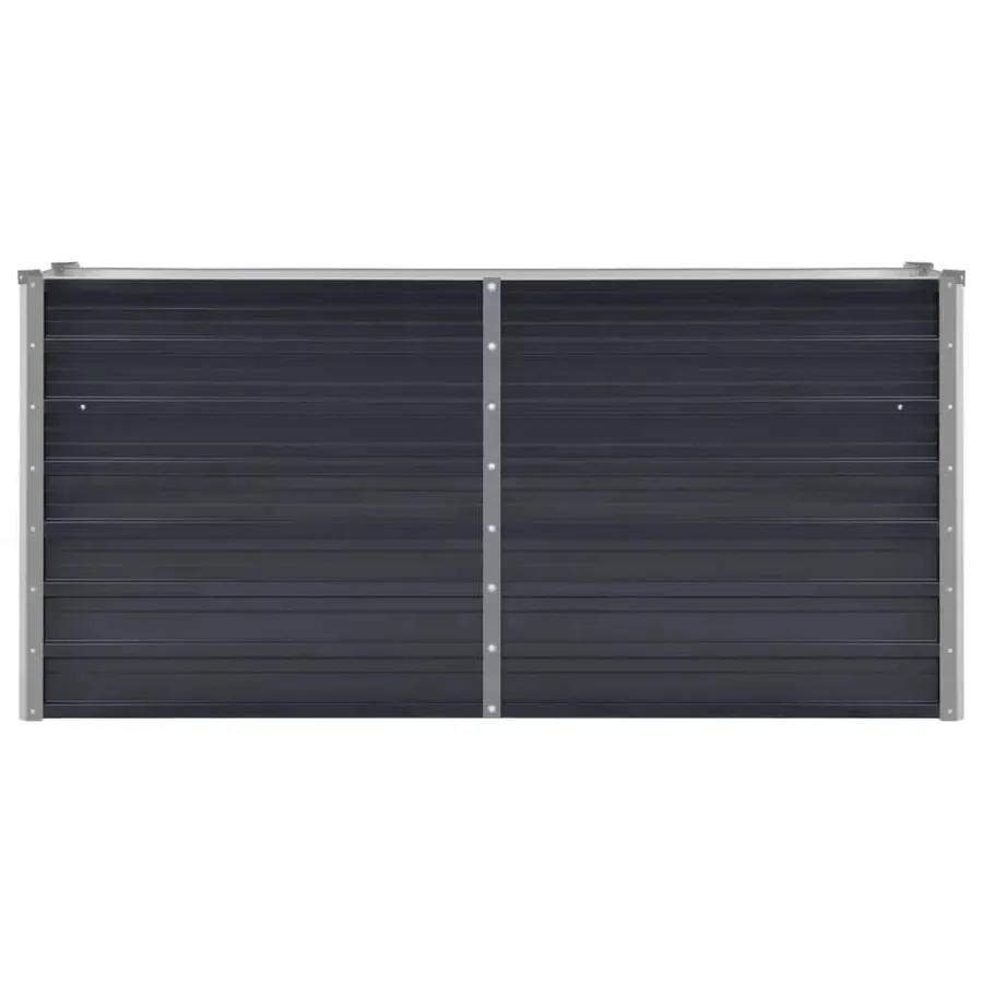 Lit surélevé de jardin Anthracite 160x40x77 cm Acier galvanisé - 4