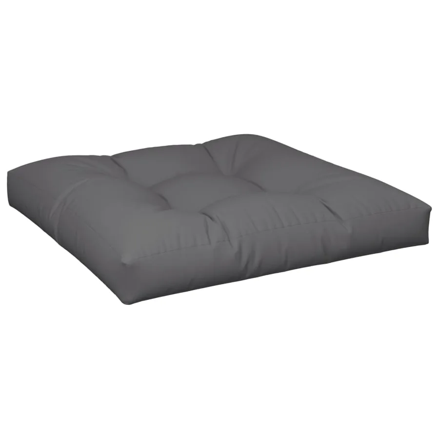 Coussins de palette lot de 2 anthracite tissu - 4