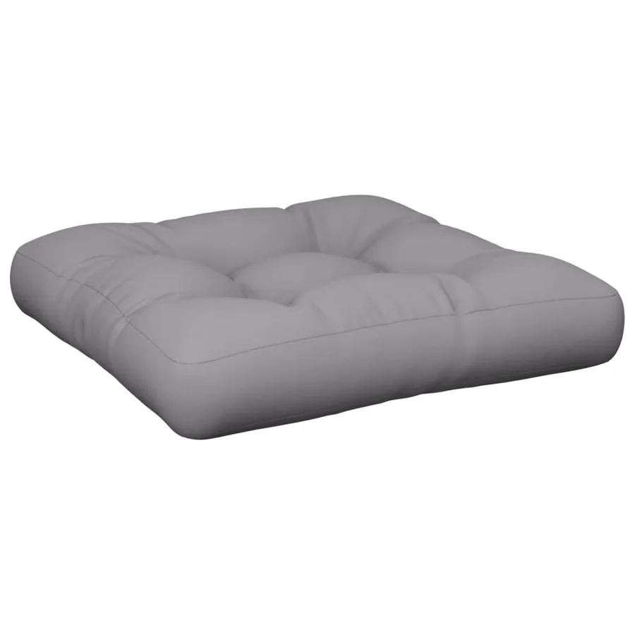 Coussins de palette lot de 2 gris tissu - 4