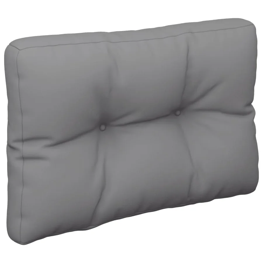 Coussins de palette lot de 2 gris tissu - 5