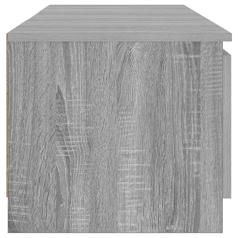 Meuble TV avec lumières LED Sonoma gris 140x40x36 cm - 9