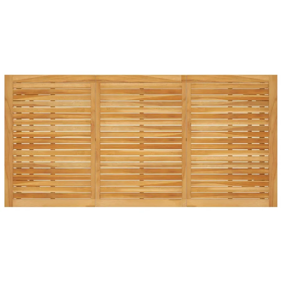 Ensemble à manger de jardin 9 pcs Marron - 19