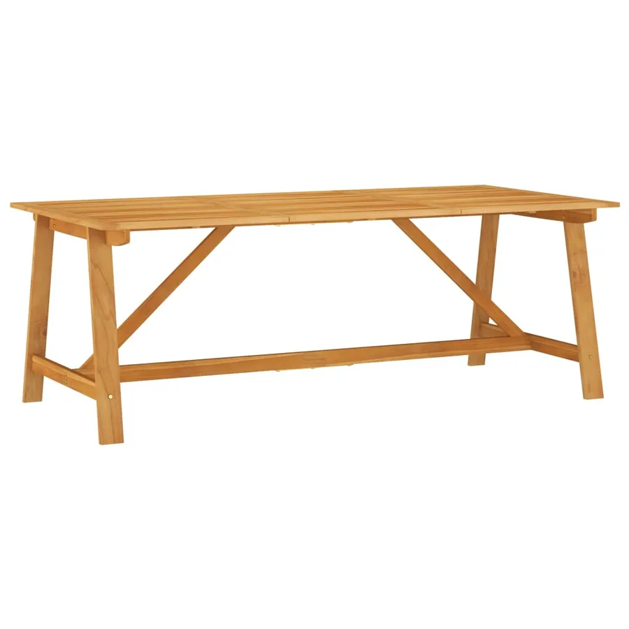 Ensemble à manger de jardin 9 pcs Marron - 2