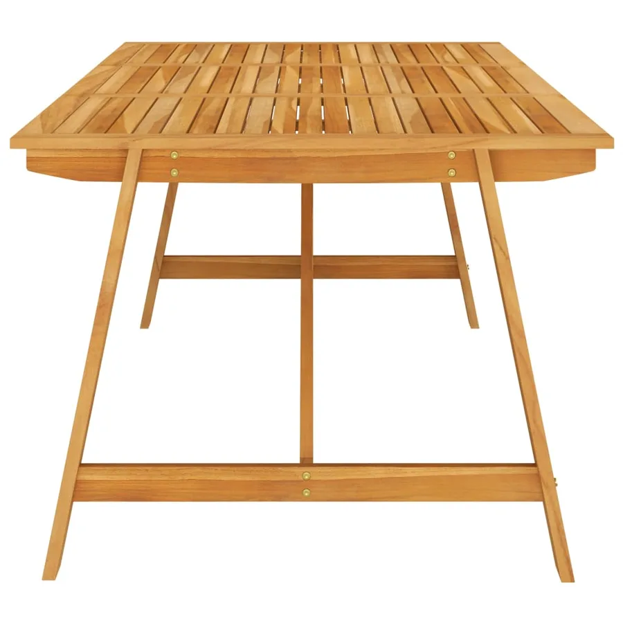 Ensemble à manger de jardin 9 pcs Marron - 3