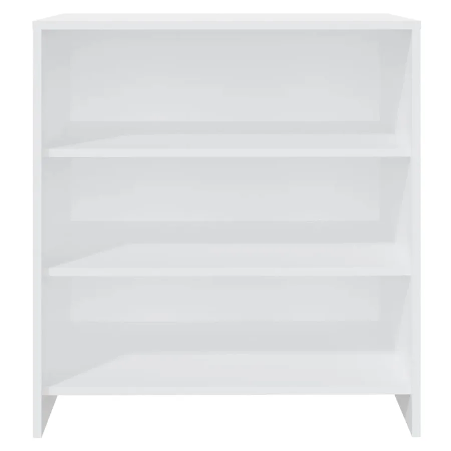 Buffet Blanc 70x40,5x75 cm Bois d'ingénierie - 5