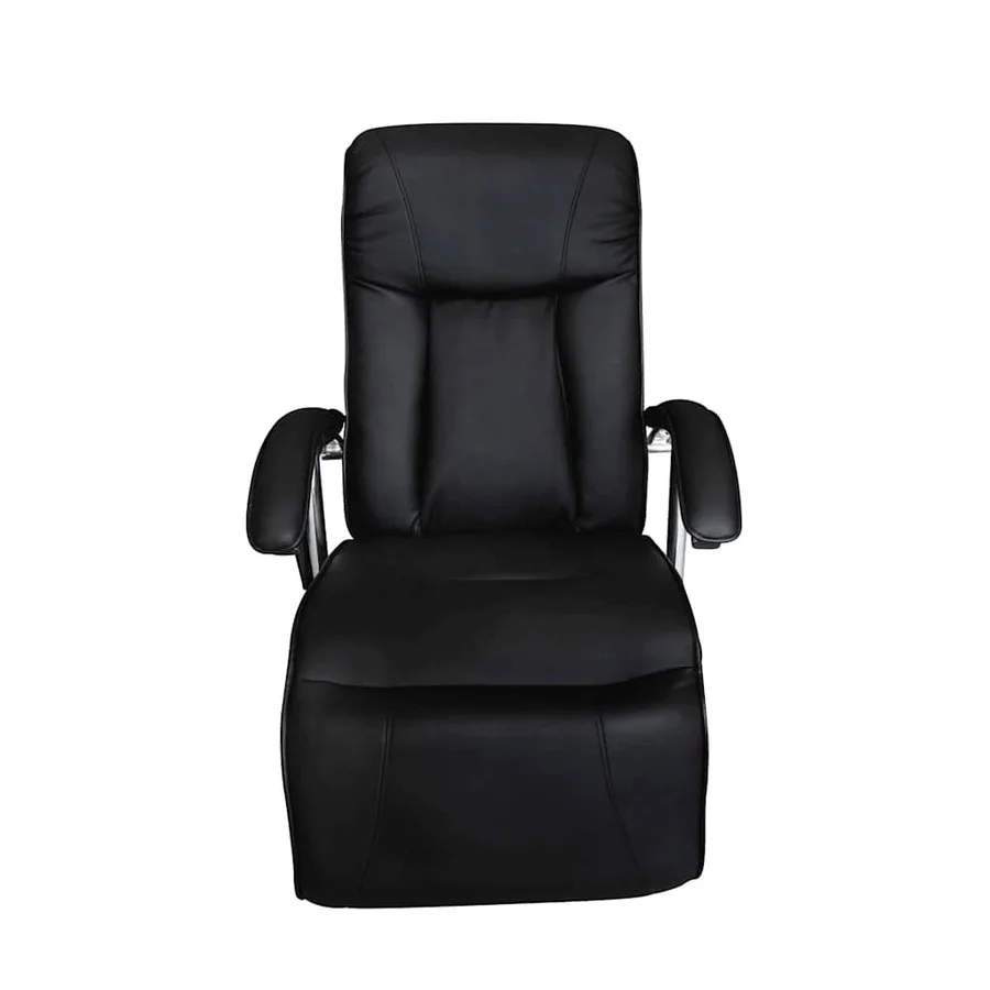 Fauteuil de massage Noir Similicuir - 2