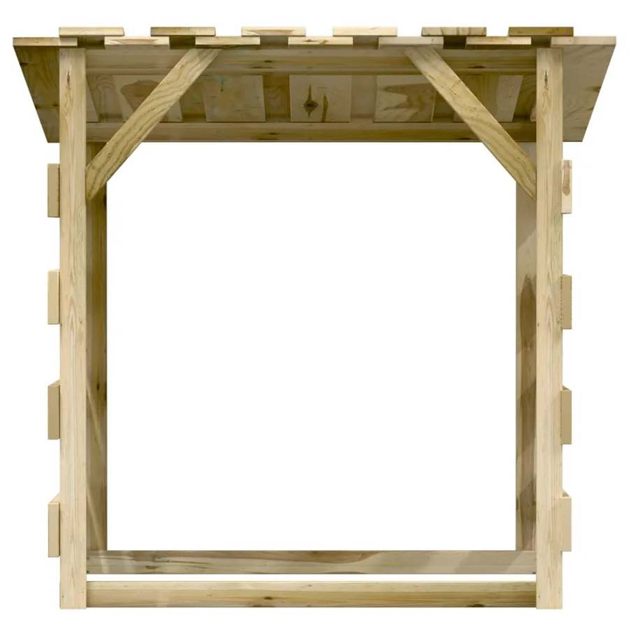 Pergolas avec toits 2 pcs 100x90x100 cm Bois de pin imprégné - 4