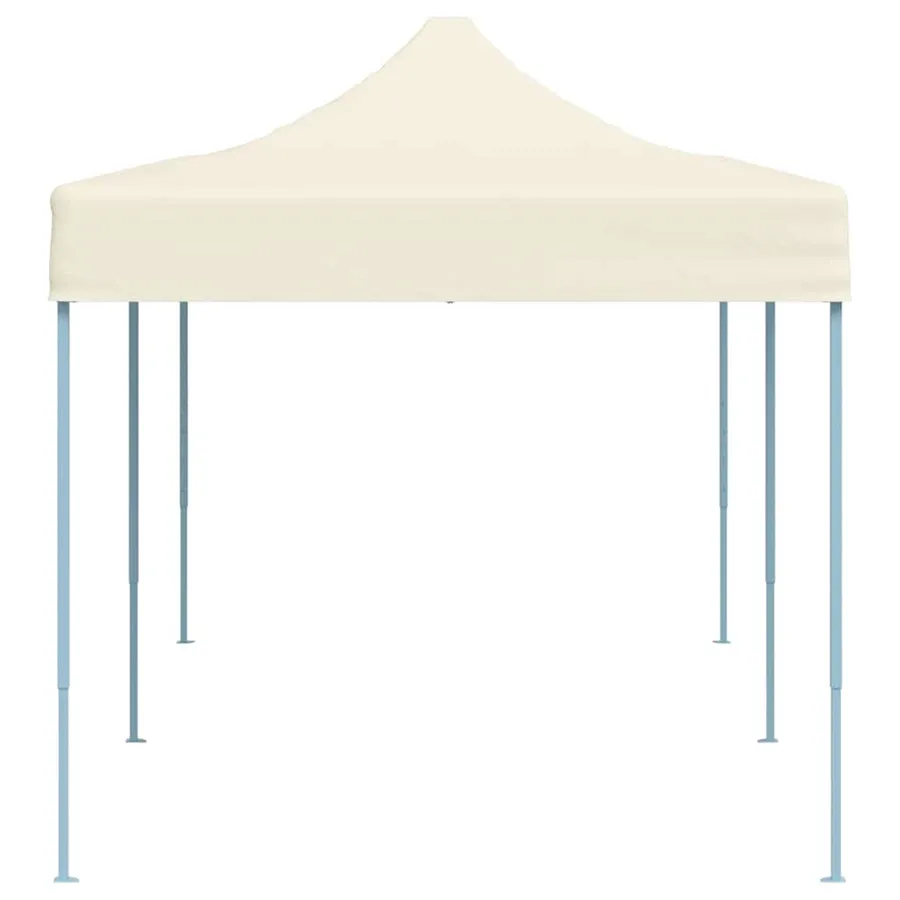 Tente pliable 3 x 6 m Blanc crème - 5