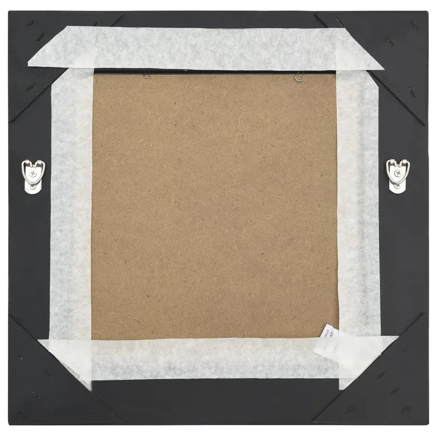Miroir mural style baroque 40x40 cm noir - 4