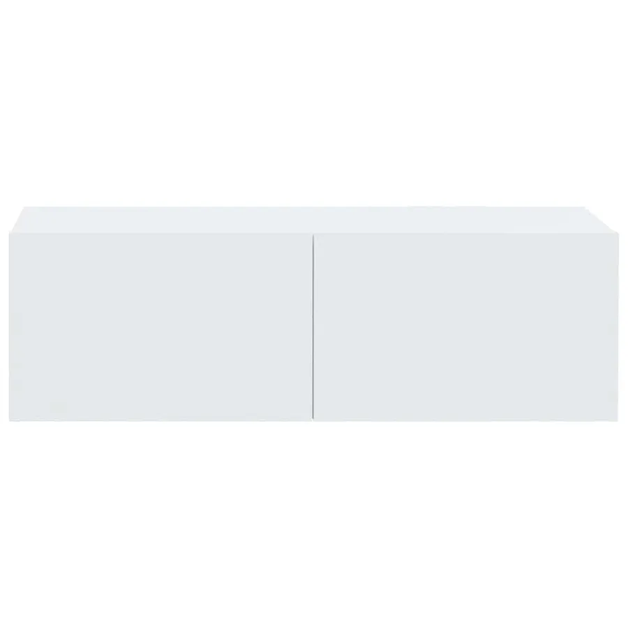 Meubles TV muraux 2 pcs blanc 100x30x30 cm bois d'ingénierie - 6