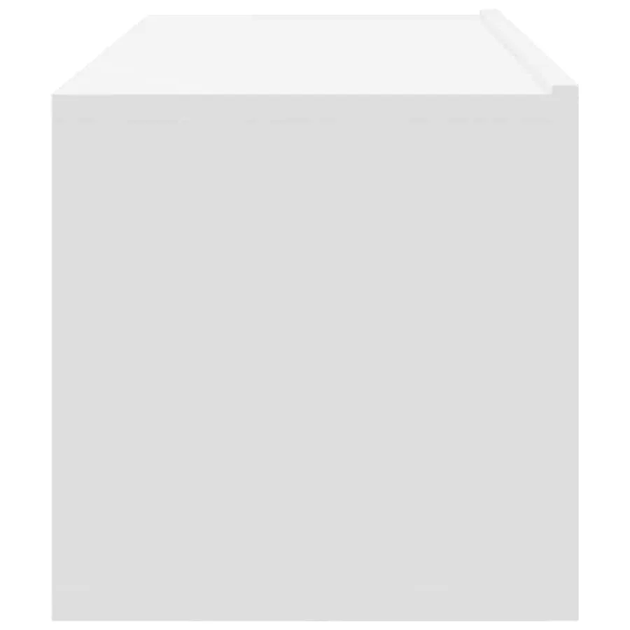 Meubles TV muraux 2 pcs blanc 100x30x30 cm bois d'ingénierie - 8
