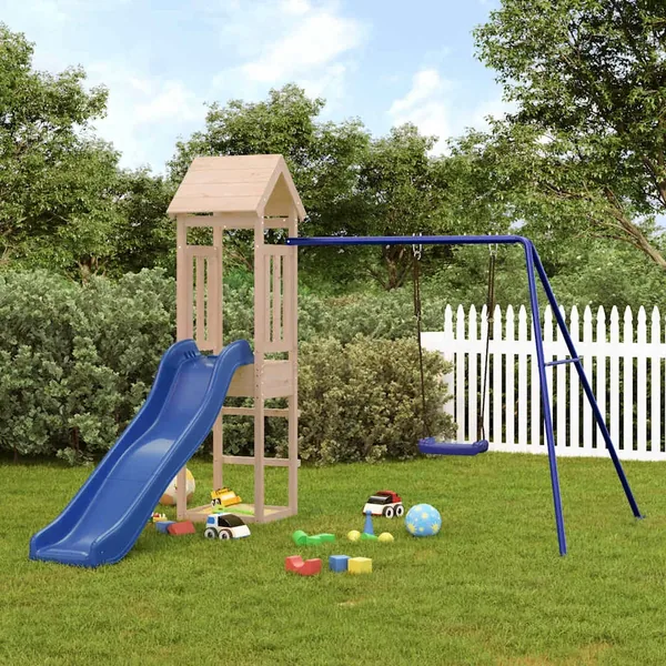 Aire de jeux d'extérieur bois de pin massif