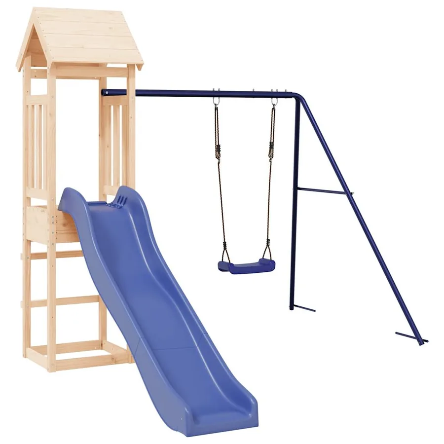 Aire de jeux d'extérieur bois de pin massif - 2