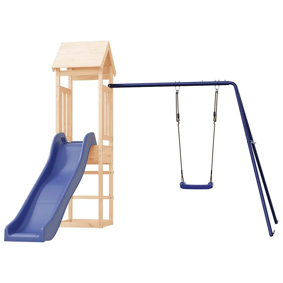 Aire de jeux d'extérieur bois de pin massif - 3