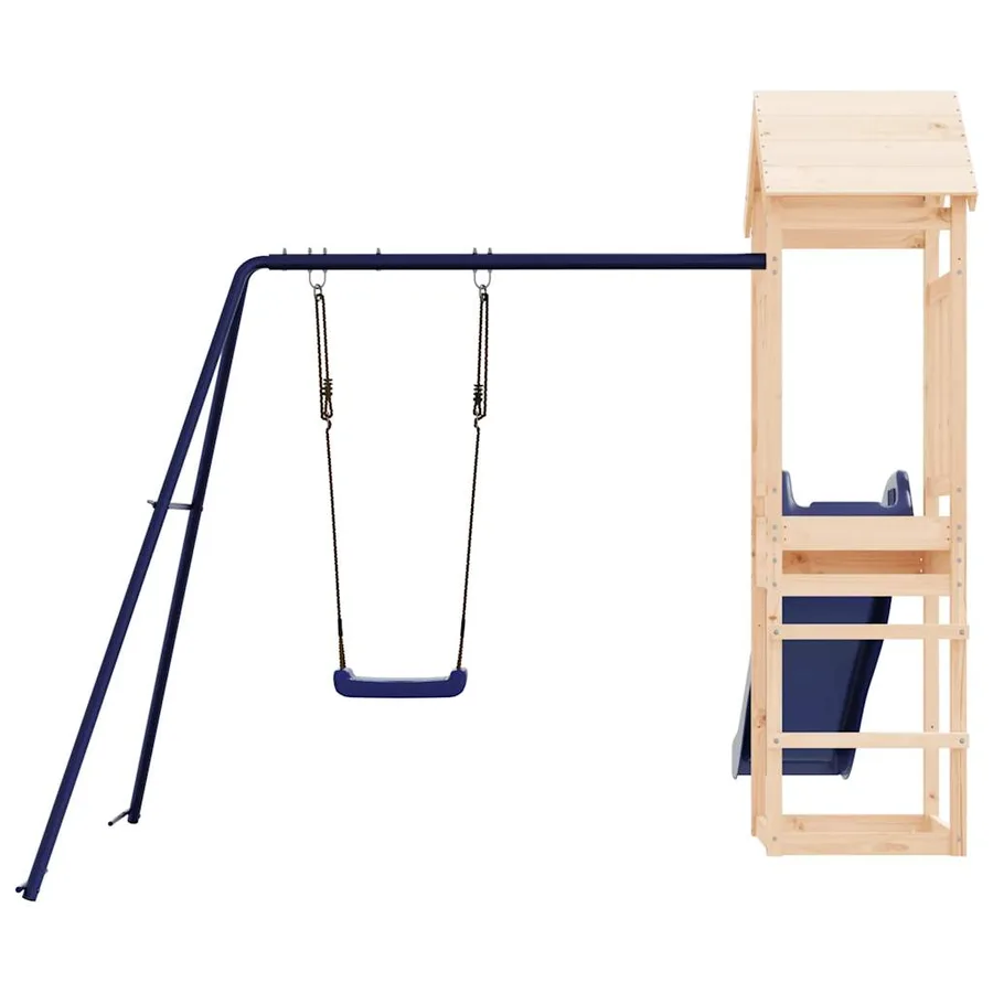 Aire de jeux d'extérieur bois de pin massif - 7