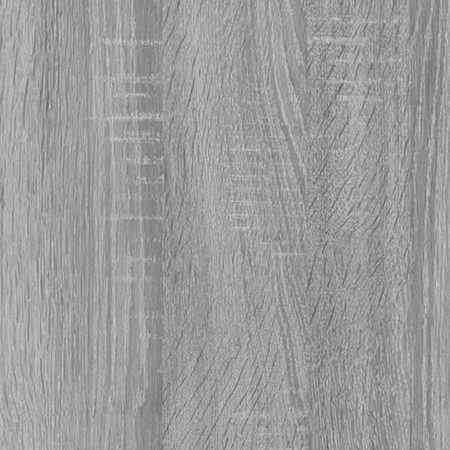 Buffet Sonoma gris 34,5x34x90 cm Bois d'ingénierie - 8