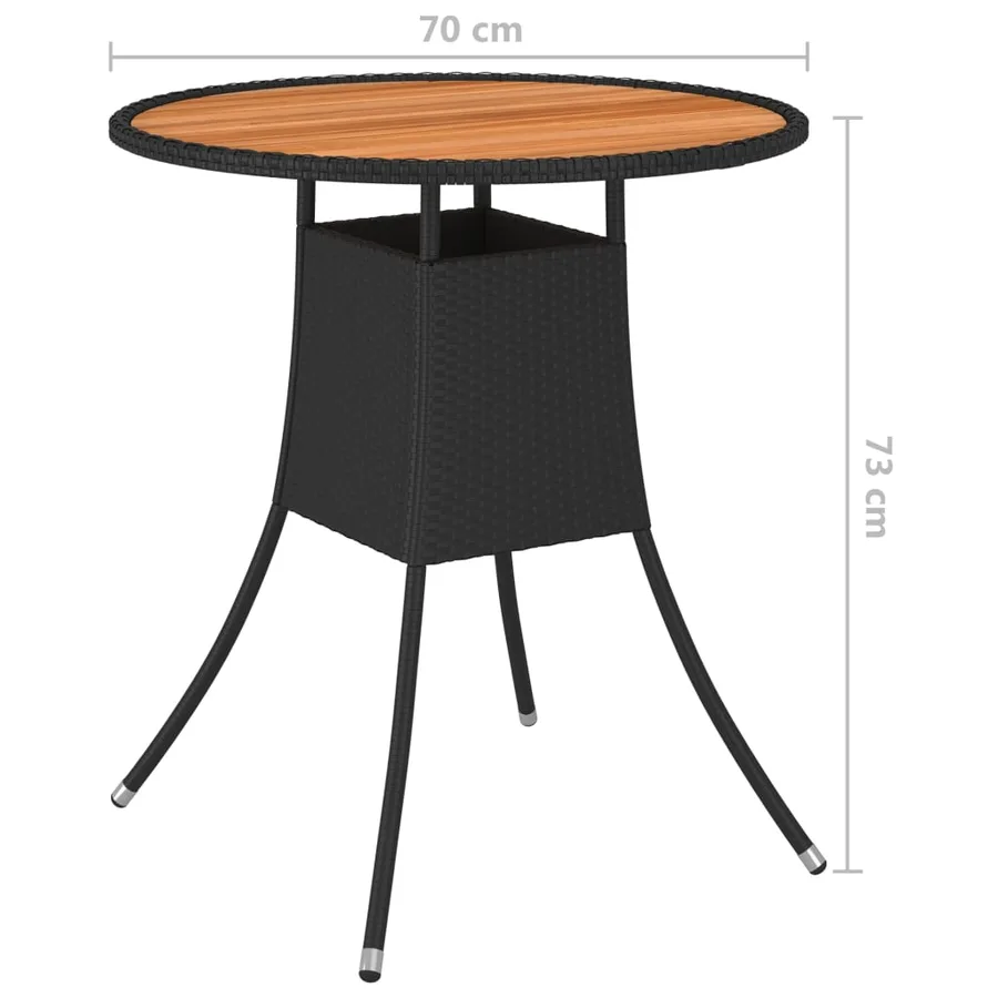 Salon de jardin 5 pcs avec coussins Résine tressée Noir - 12