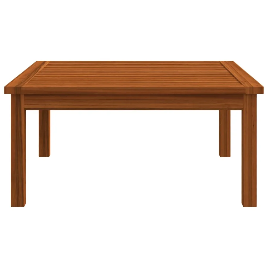 Salon de jardin 8 pièces avec coussins, bois d'acacia crème et corde - 16