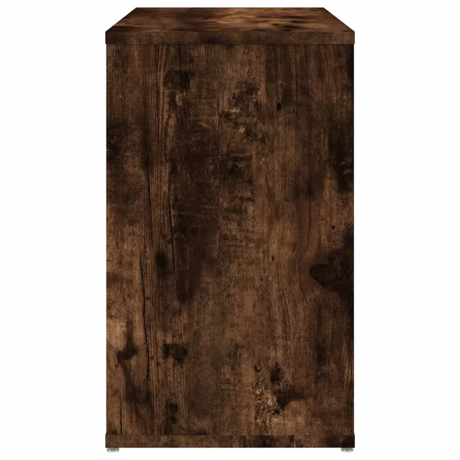 Armoire latérale Chêne fumé 60x30x50 cm Bois d'ingénierie - 4