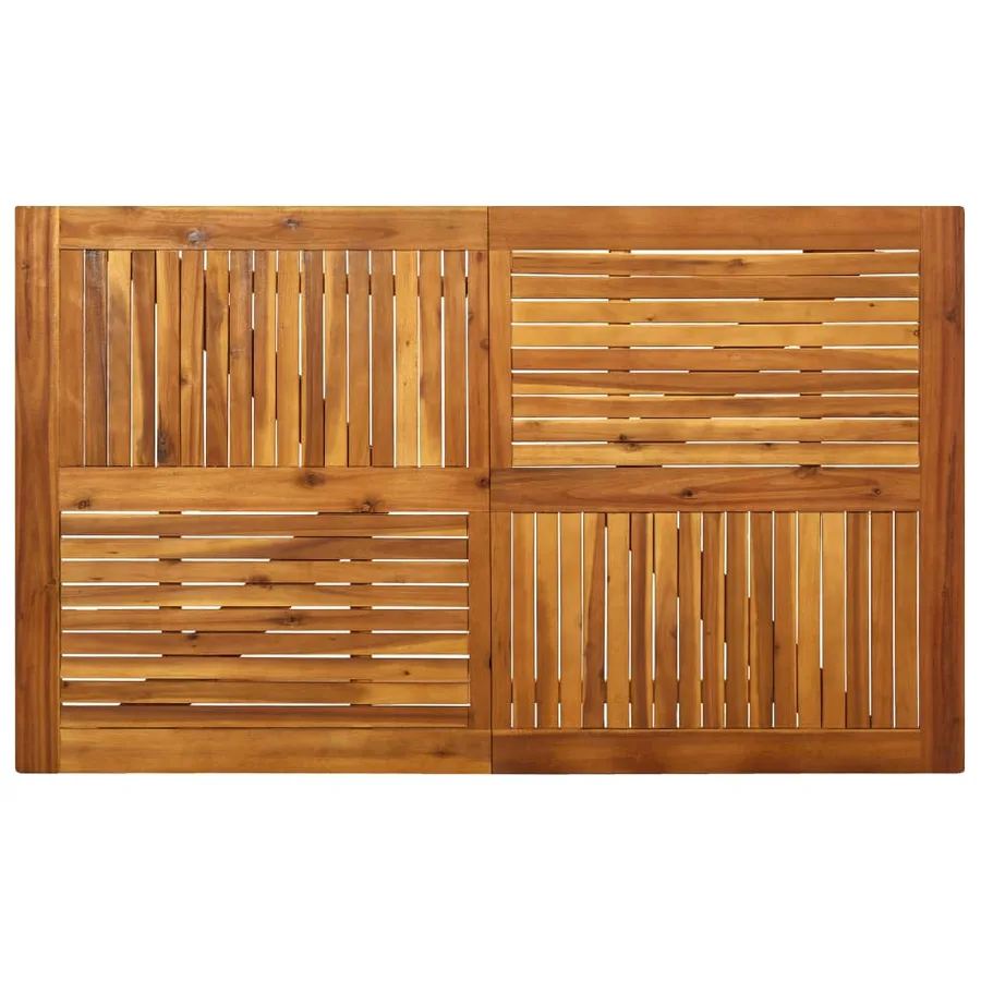 Ensemble à manger de jardin 5 pcs Noir - 5