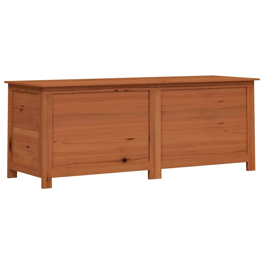 Boîte à coussins d'extérieur Marron 150x50x56 cm Sapin massif - 2