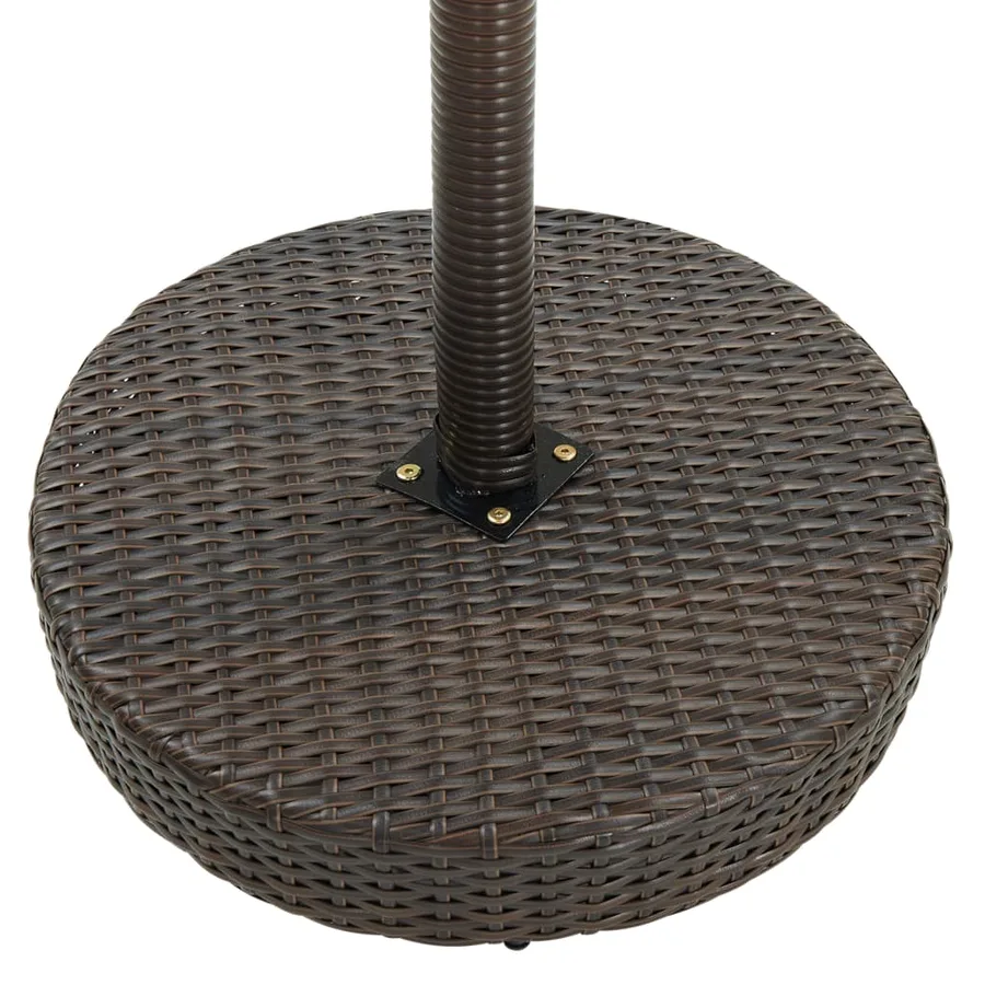 Ensemble de bar de jardin 3 pcs Résine tressée Marron - 5
