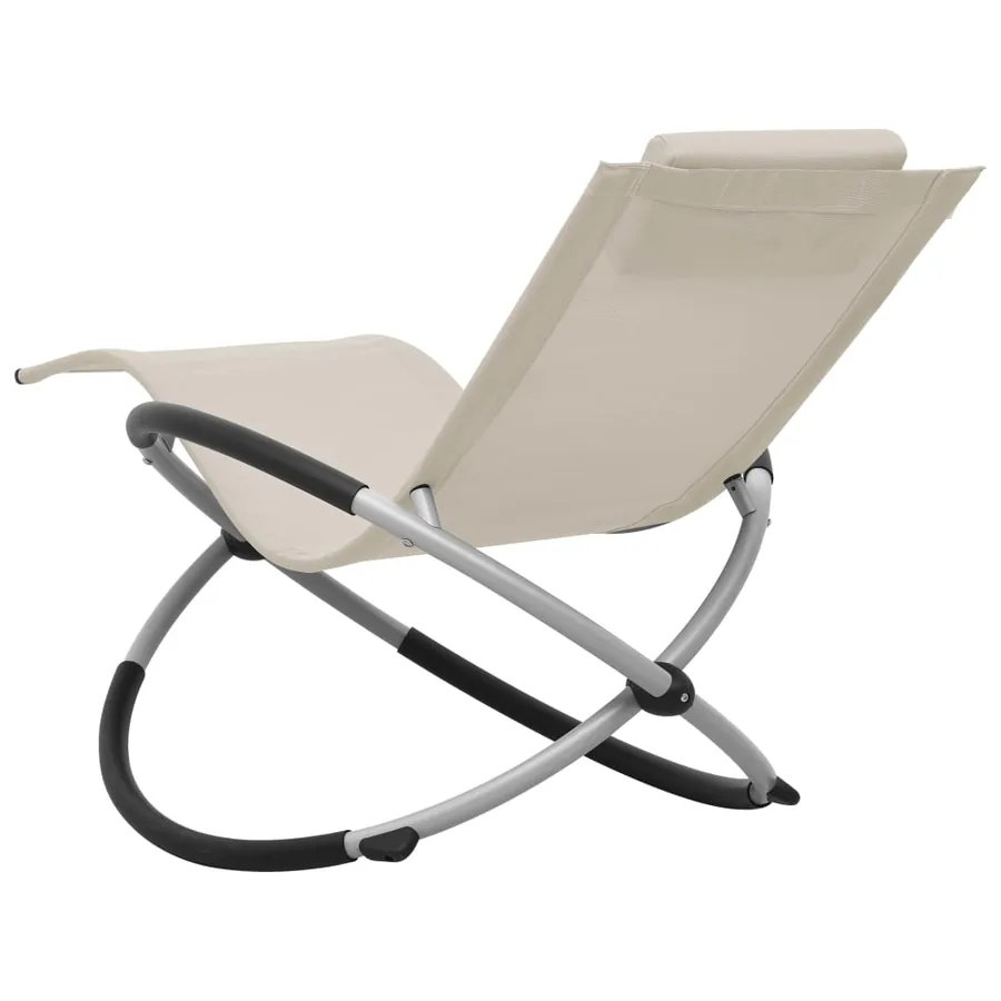 Chaise longue pour enfants Acier Noir - 11