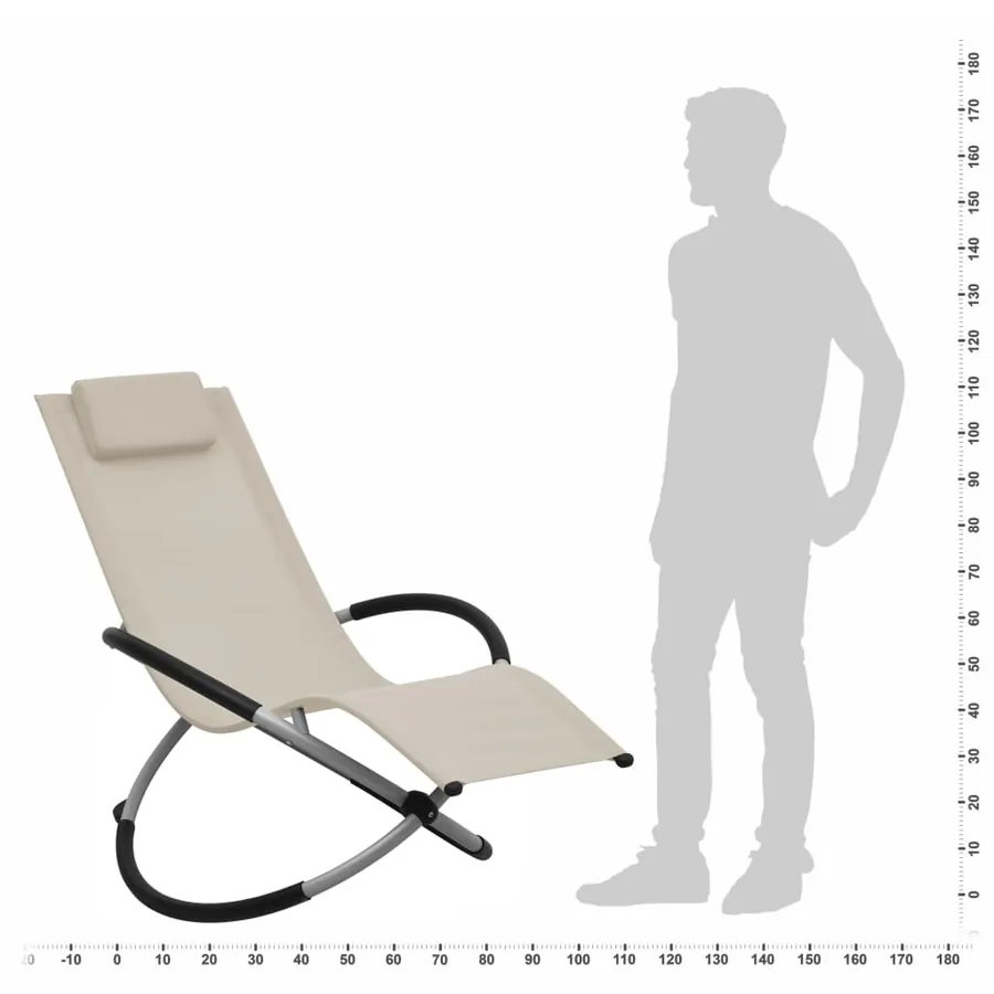 Chaise longue pour enfants Acier Noir - 14