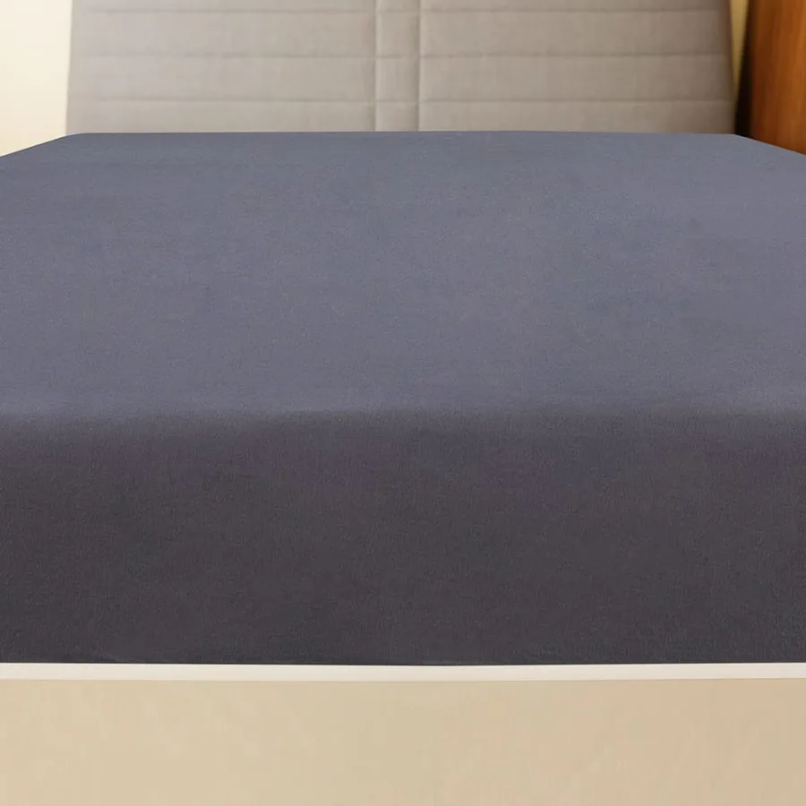 Draps-housses Jersey 2 pcs Anthracite 140x200 cm Coton - 3