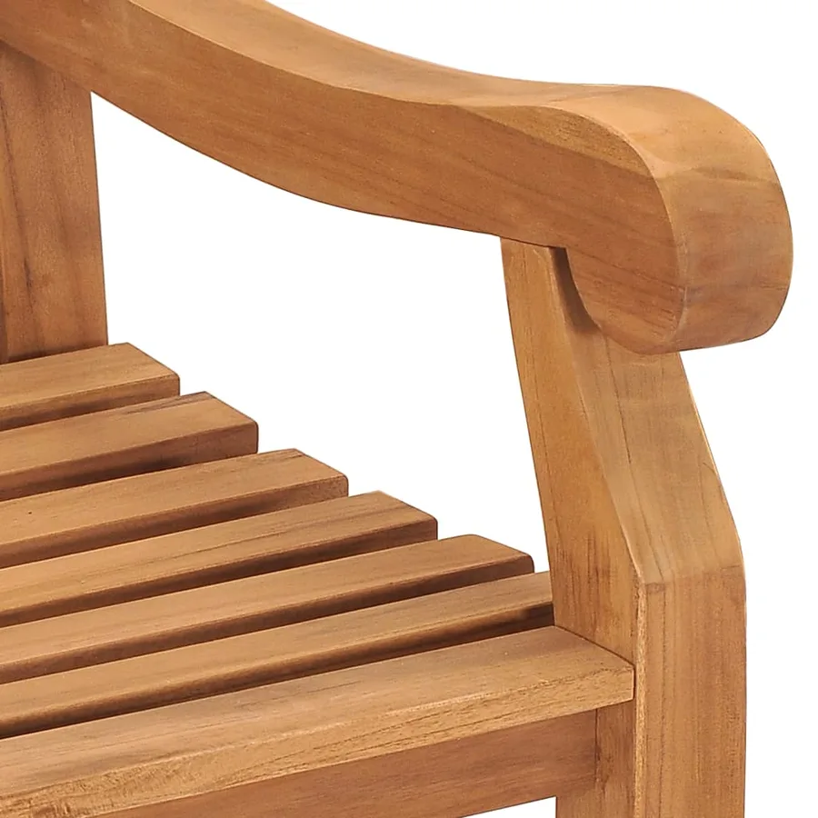 Banc de jardin 228 cm bois de teck solide - 5