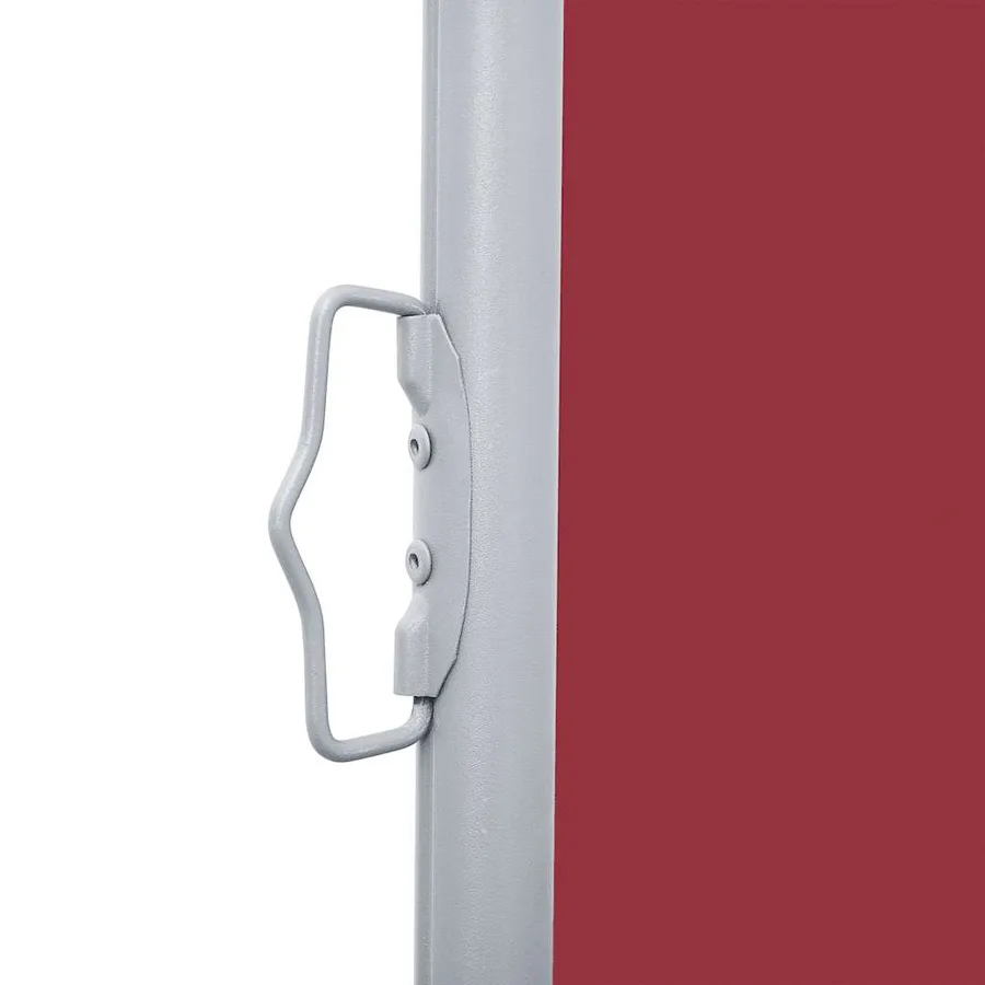 Auvent latéral rétractable Rouge 100 x 1000 cm - 5