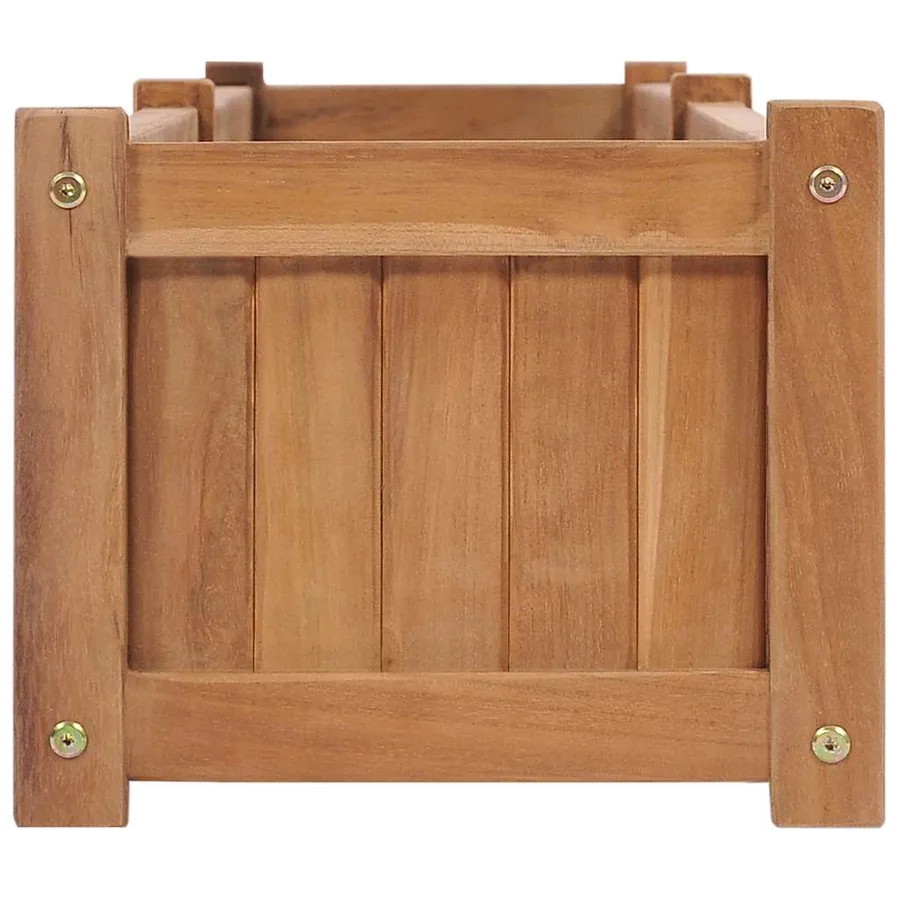 Lit surélevé 200x30x25 cm Bois de teck solide - 4