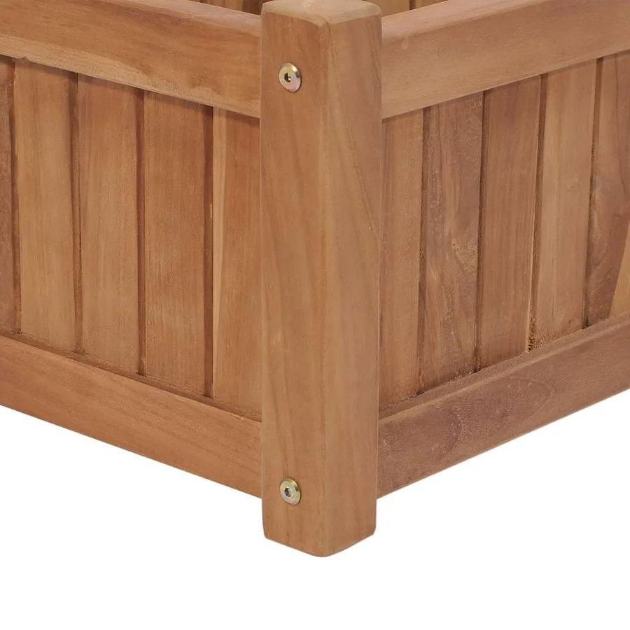 Lit surélevé 200x30x25 cm Bois de teck solide - 6